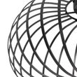 Plafoniera-di-design-nera-39-cm---Johanna