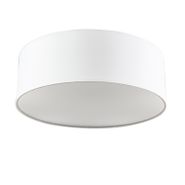 Plafonnier-blanc-30-cm-avec-LED---Drum-LED