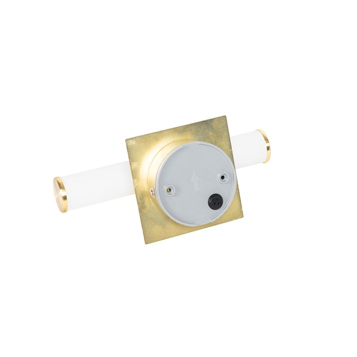 Moderna zidna lampa za kupatilo zlatne boje IP44 sa 2 svetla - Bath