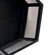 Priemyselná-nástenná-lampa-čierna---Comb-gaze