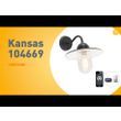 Inteligentná-rustikálna-nástenná-lampa-antracit-IP44-vrátane-wifi-E27---Kansas