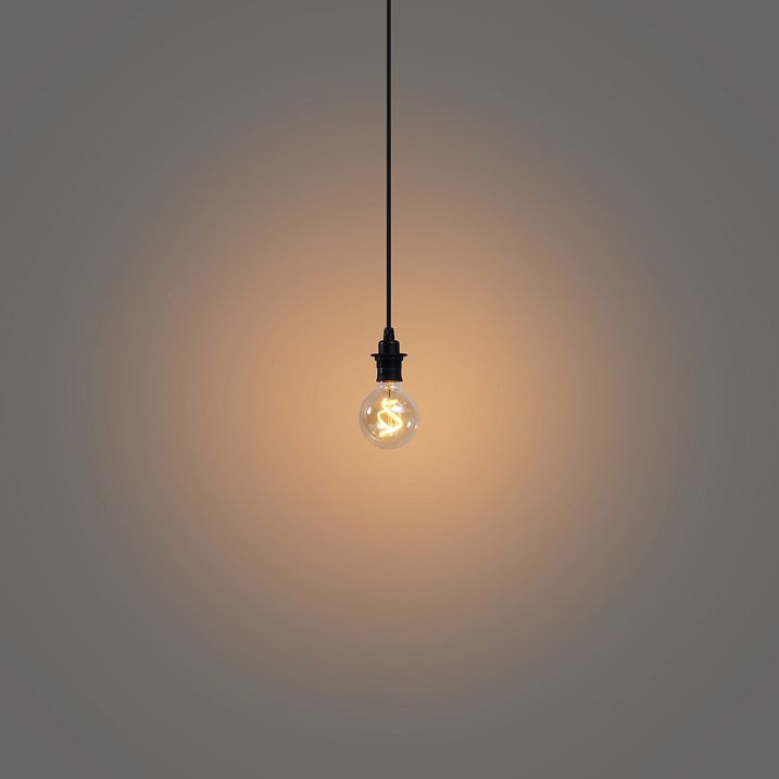 Lampada a sospensione da esterno nera a 3 luci IP44 - Cava