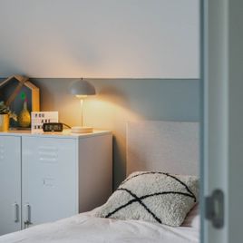 Retro tafellamp mushroom beige - Magnax Mini