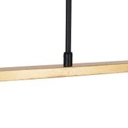 Karājamā-lampa-melna-ar-zeltu,-ieskaitot-LED-ar-dimmeri---Bold