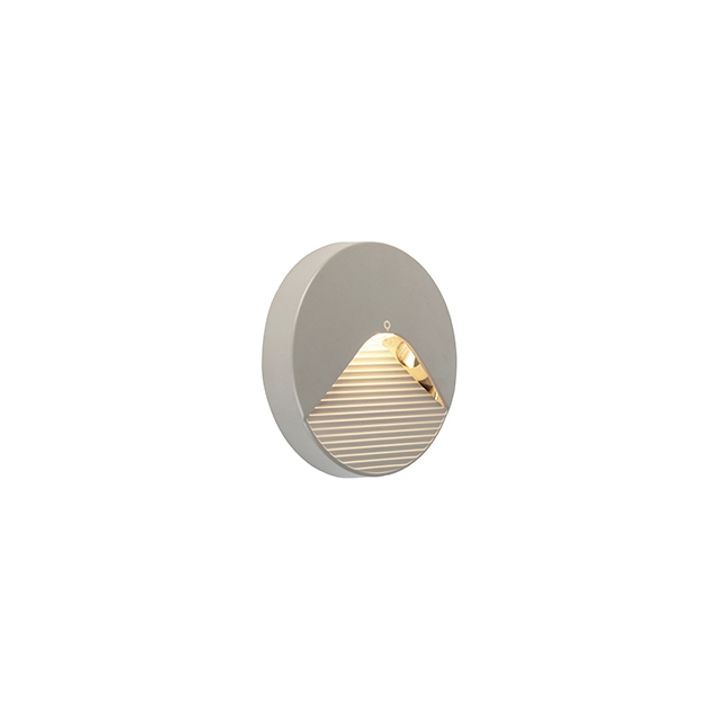 Moderná vonkajšia nástenná lampa okrúhla vrátane LED - Pod