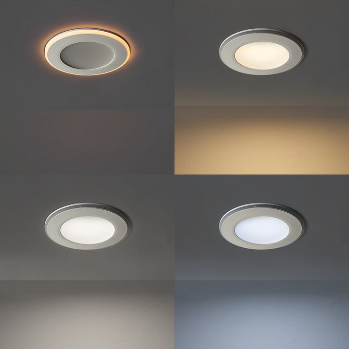 Recessed Spotlight White Incl. LED 3-Step Dimmable in Kelvin and Night Light - Poetie