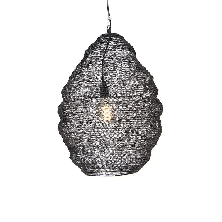 Oriental Pendant Light Black 45 cm - Nidum L