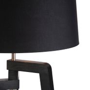 Vloerlamp-tripod-met-katoenen-kap-zwart-met-goud-50-cm---Puros