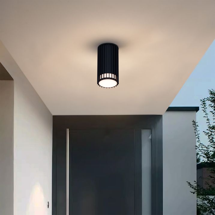 Design udendørs loftslampe sort IP44 - Boris
