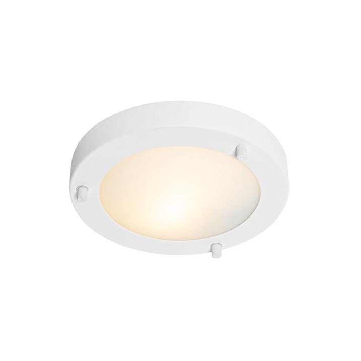 Moderne loftslampe hvid 18 cm IP44 - Yuma