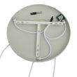 Japandi-Pendant-Lamp-White-with-Organic-Light-Green-Shade-3-Light---Moonstone