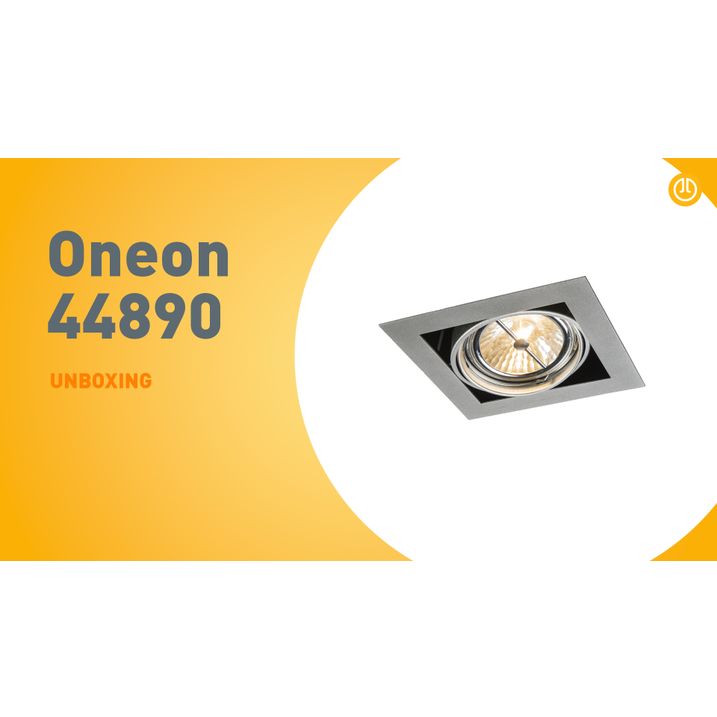Faretto da incasso in acciaio G53 111mm regolabile - Oneon