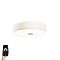 Smart ceiling lamp white 50cm incl. 4 Wifi A60 - Drum Jute