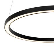 Crna-viseća-lampa-60-cm-uključujući-LED-3-stepeno-prigušivanje---Girello