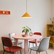 Design-hanglamp-geel-driehoek---Triangolo