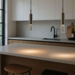 Moderne spot donker brons met helder glas voor railsysteem 1-fase - Slimline Loyce