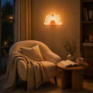 Lampada-da-parete-al-neon-bianco-caldo-con-arancione-incl.-LED---Sunset