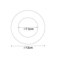 Set-od-6-bijelih-odstojnih-prstenova-za-ugradbene-reflektore-7,5-–-13-cm-–-Spacer