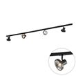 Modern-railsysteem-met-4-zwarte-spots-1-fase-200-cm---Iconic-Jeany