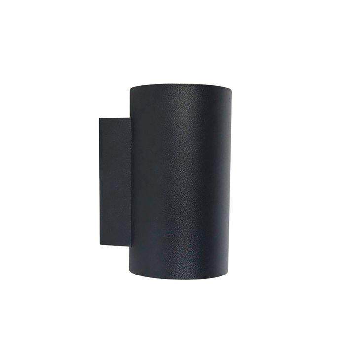 Set mit 2 modernen Wandleuchten schwarz rund 2-Licht - Sandy
