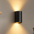 Rund-design-vegglampe-sort---Sabbir