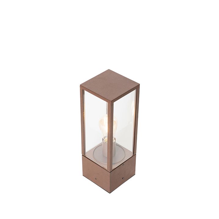 Industrijska podna lampa za spoljašnju upotrebu rđasto braon 40 cm IP44 - Šarloa
