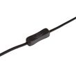 Retro-tafellamp-groen-met-stoffen-kap---Captain