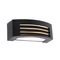 Smart Outdoor Wall Light Black IP44 Incl. Wifi A60 - Hurricane