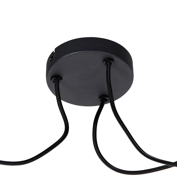 Smart taklampa svart 3-ljus inkl. WiFi G95 - Cava