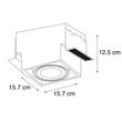 Ensemble-de-6-spots-encastrables-noirs-GU10-AR111-sans-bordure---Oneon