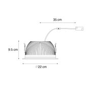 Set-of-6-Recessed-Spotlights-White-Incl.-LED-3000K-5000K---Elias