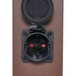 Aussenleuchte-rostbraun-mit-klarem-Glas-80cm-IP44-mit-Steckdose-und-Bewegungssensor---Malios