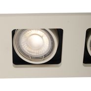 Set-od-6-modernih-ugradbenih-reflektora-bež-GU10-50mm-podesivi-2-svjetla---Qure