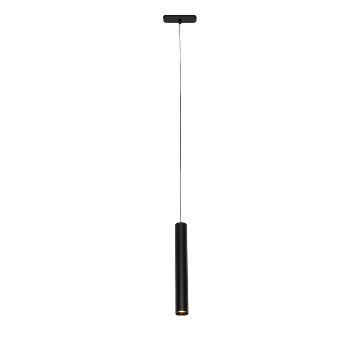 Moderna črna viseča svetilka za 1-fazni tirni sistem 4.5W 3000K - Magnetic Cassie