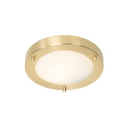 Moderne plafonnière goud 18 cm IP44 - Yuma