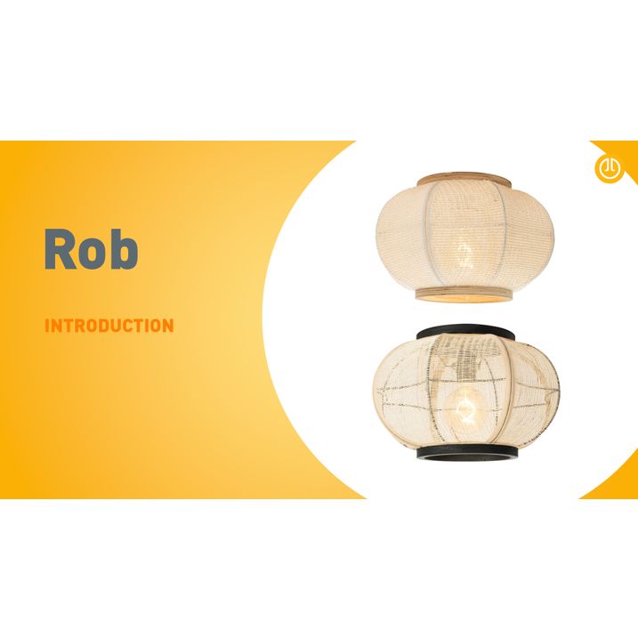 Orientalische Deckenleuchte Natur - Rob