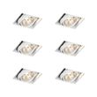 Ensemble-de-6-spots-encastrables-blancs-GU10-AR70-sans-bordure---Oneon