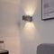 Moderna zidna lampa tamno siva 2 svjetla - Transfer Double