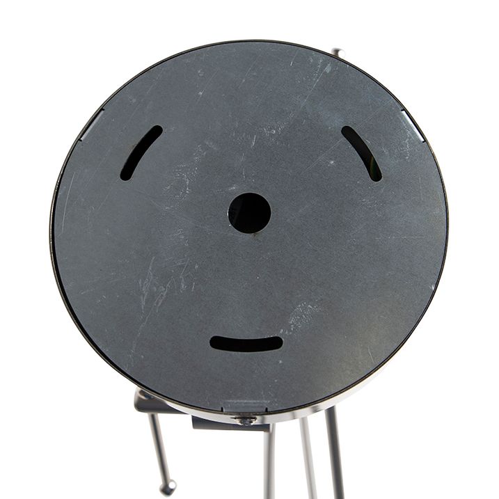 Viseća lampa sa platnenim sjenilima bijela 35 cm - Blitz II čelik