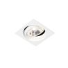 Foco empotrado cuadrado blanco orientable - Chuck 111