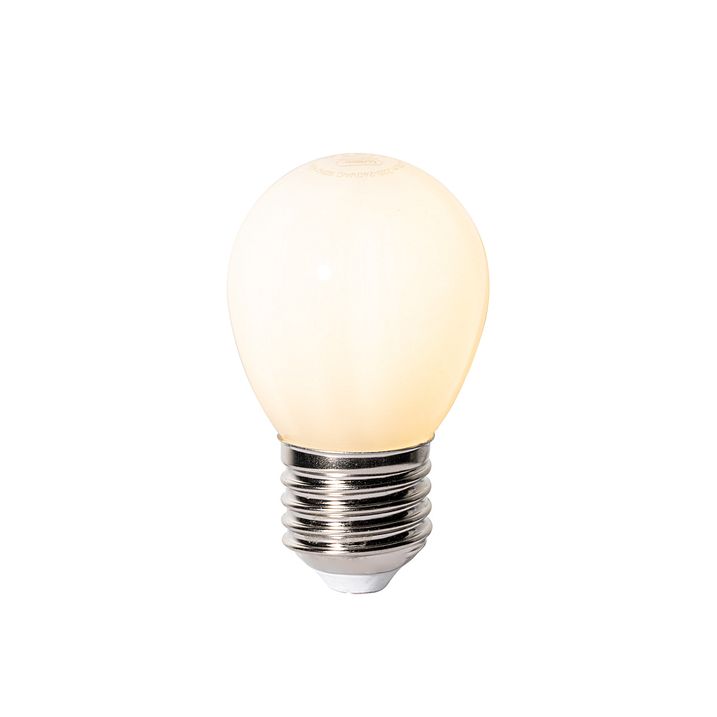 E27 3-stegs dimbar LED-lampa P45 Opalglas 5W 470 lm 2700K