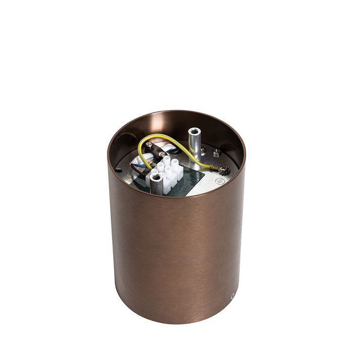 Pametni stropni reflektor temno bronast vrtljiv in nagiben vklj. Wifi GU10 50mm - Rondoo Up