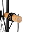 Landelijke-vloerlamp-zwart-met-hout-2-lichts-met-kap---Dami-Frame