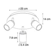 Inteligentný-kúpeľňový-reflektor-čierny-IP44-vrátane-3-WiFi-GU10---Ducha
