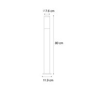 Moderni-musta-ulkovalaisin-80-cm-IP44---Rox
