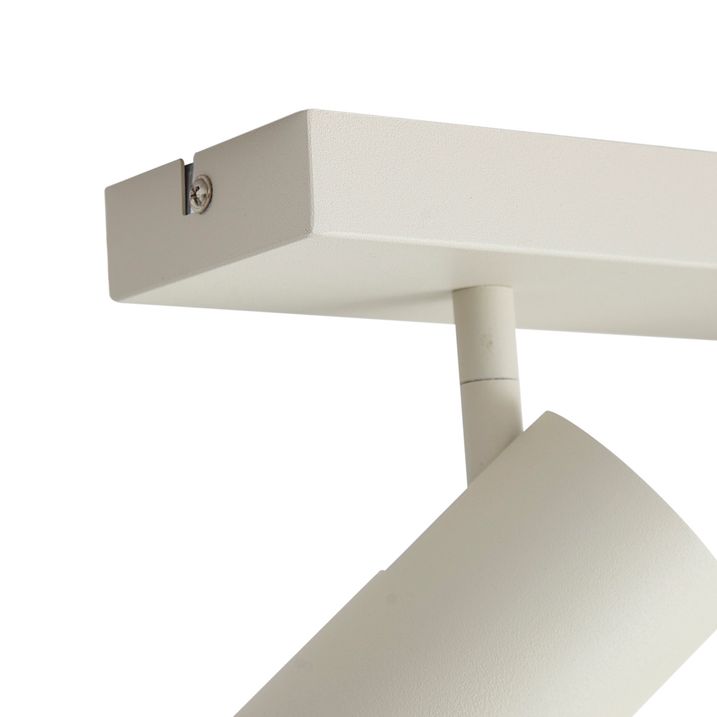 Moderne plafondspot beige 2-lichts verstelbaar - Renna