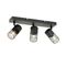 Industrial Ceiling Spot Black 3-Lights Adjustable - Jim