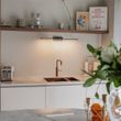 Moderní-nástěnné-svítidlo-černé-62-cm-vč.-LED-IP44---Jerre