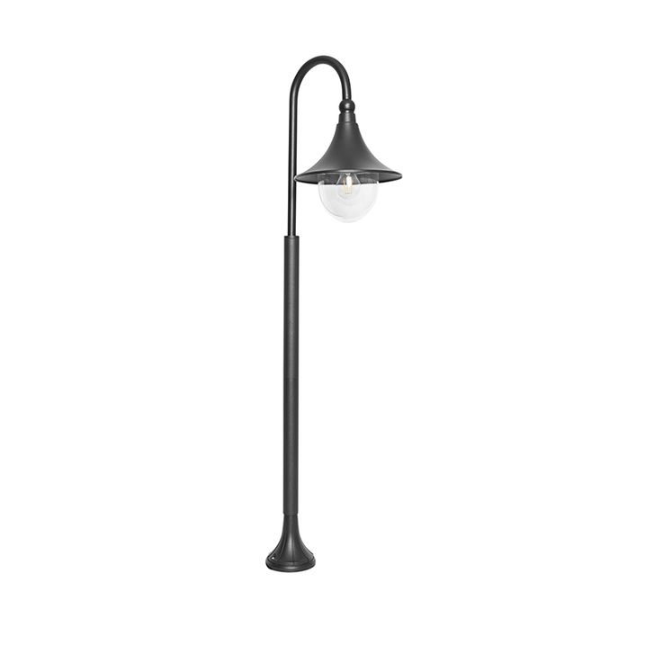 Klasični spoljni fenjer crni 125 cm IP44 - Dafne