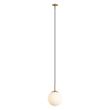 Suspension-Art-Déco-dorée-avec-verre-opale-IP44---Flore